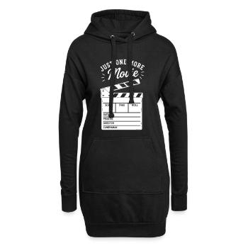 Just one more Movie Filmklappe für Cineasten - Hoodie Dress - black - Front