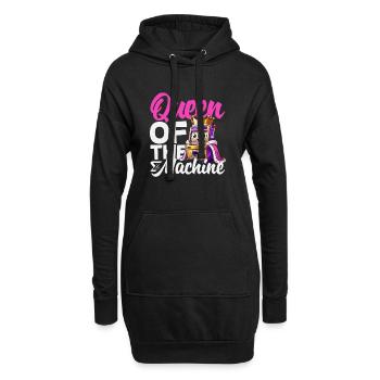 Reine des machines à sous Casino Jackpot Vegas - Sweat-shirt à capuche long Femme - noir - Devant