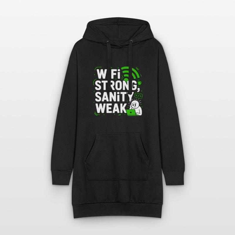 Remote Developer WiFi Strong Software Engineering Hoodie-Kleid
