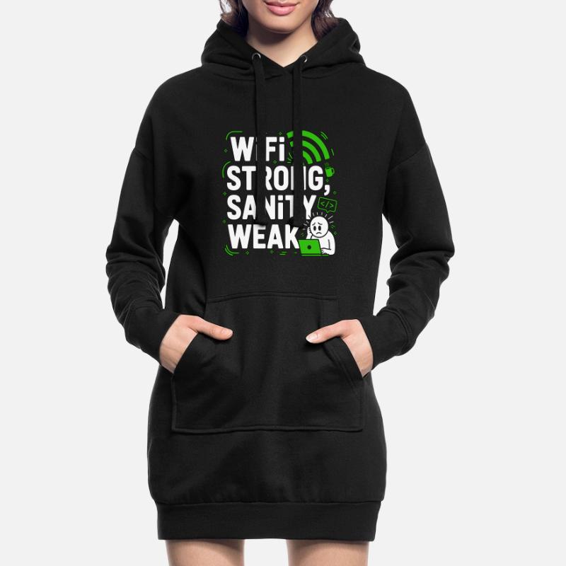 Remote Developer WiFi Strong Software Engineering Hoodie-Kleid