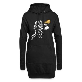 T-shirt Astronaute Pickleball - Sweat-shirt à capuche long Femme - noir - Devant