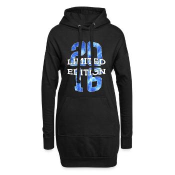 ÉDITION LIMITÉE 2016 10 ANS 10E ANNIVERSAIRE - Sweat-shirt à capuche long Femme - noir - Devant