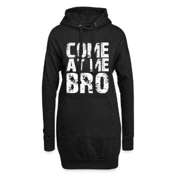 Komm auf mich, Bruder, lustiges, sarkastisches Retro-Kämpfer-Geschenk - Hoodie-Kleid - Schwarz - Vorne