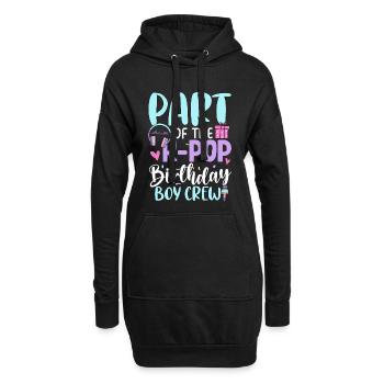Membre de l’équipe des garçons d’anniversaire de K Pop - Sweat-shirt à capuche long Femme - noir - Devant