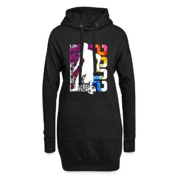 24E ANNIVERSAIRE DE FOOTBALL EN ÉDITION LIMITÉE 2002 - Sweat-shirt à capuche long Femme - noir - Devant