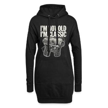 T-shirt Nostalgia Classic Blaster - Sweat-shirt à capuche long Femme - noir - Devant
