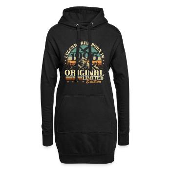 Cadeau d’anniversaire Legends 1996 Vintage 30 - Sweat-shirt à capuche long Femme - noir - Devant