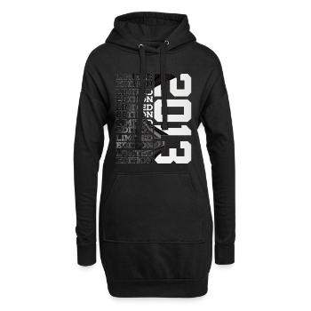 13 ANS, ÉDITION LIMITÉE 2013 13E ANNIVERSAIRE - Sweat-shirt à capuche long Femme - noir - Devant