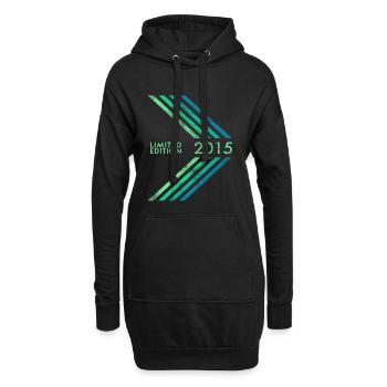 Édition limitée 2015 anniversaires garçons et filles - Sweat-shirt à capuche long Femme - noir - Devant