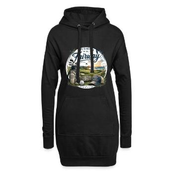 Life is Better on the Fairway – Golf Gift Desi - Hoodie Dress - black - Front