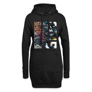 WELTRAUM 11 JAHRE 2015 ASTRONAUT 11. GEBURTSTAG - Hoodie-Kleid - Schwarz - Vorne