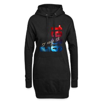 60. Geburtstag Geschenk Original August 1966 - Hoodie-Kleid - Schwarz - Vorne