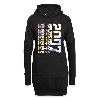 LIMITED EDITION 2007 - 19 JAHRE - 19. GEBURTSTAG - Hoodie-Kleid - Schwarz - Vorne