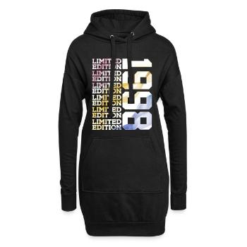 LIMITED EDITION 1998 - 28 JAHRE - 28. GEBURTSTAG - Hoodie-Kleid - Schwarz - Vorne