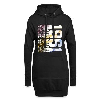 LIMITED EDITION 1961 - 65 YEARS - 65TH BIRTHDAY - Hoodie Dress - black - Front