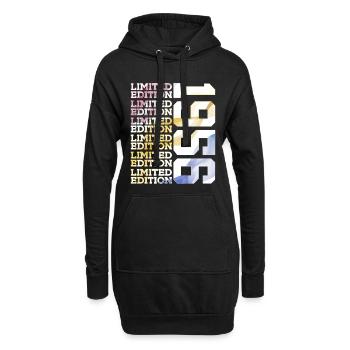 LIMITED EDITION 1956 - 70 YEARS - 70TH BIRTHDAY - Hoodie Dress - black - Front