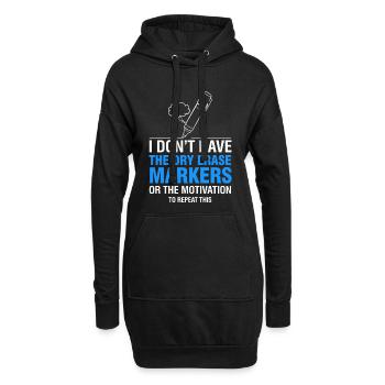I Don’t Have Dry Erase Markers Meme - Hoodie Dress - black - Front