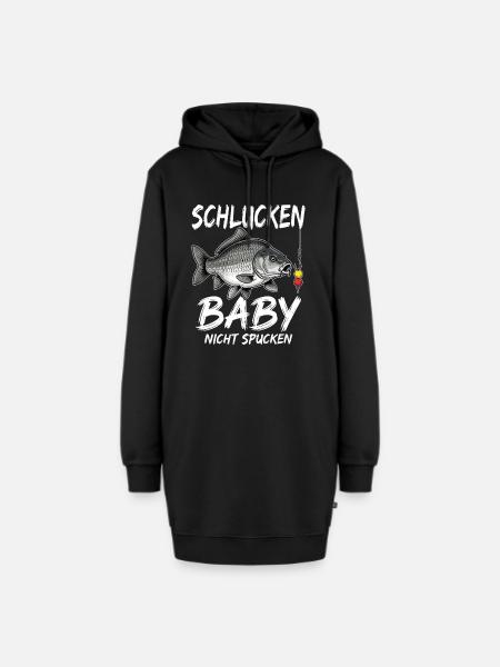 Schlucken Baby Nicht Spucken - Hoodie-Kleid - Schwarz