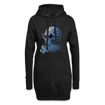 Stay Shining Diamond Skull - Hoodie Dress - black - Front