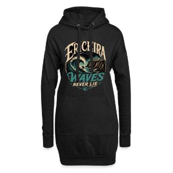 Ericeira Surf - Sweat-shirt à capuche long Femme - noir - Devant