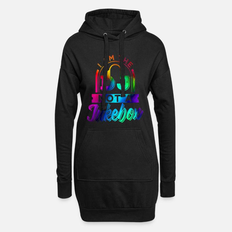 Dj - Sweat-shirt à capuche long Femme - noir