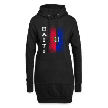 Haiti - Hoodie-Kleid - Schwarz - Vorne