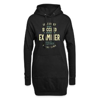 Examiner - Hoodie Dress - black - Front