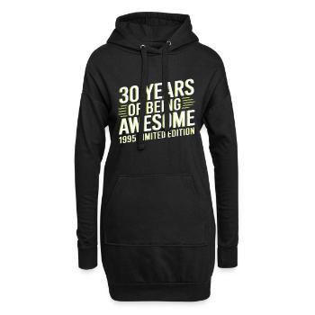 30 ans d’être génial 1995 Édition limitée - Sweat-shirt à capuche long Femme - noir - Devant