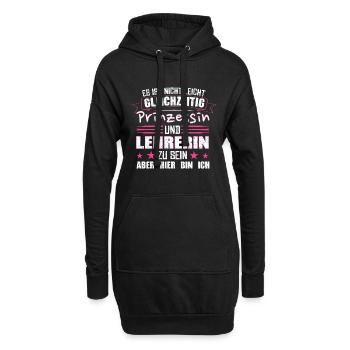 lehrerin - Hoodie-Kleid - Schwarz - Vorne