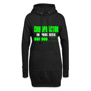 Physiothérapeute chiropracteur physiothérapie - Sweat-shirt à capuche long Femme - noir - Devant