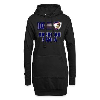 Amerikanisch-Samoa - Hoodie-Kleid - Schwarz - Vorne