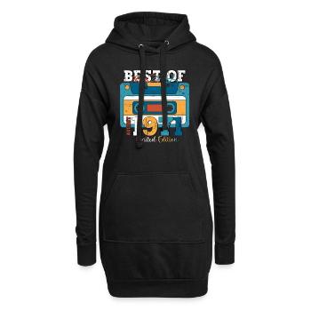 52. Geburtstag Mann August Jahrgang 1971 Kassette - Hoodie-Kleid - Schwarz - Vorne