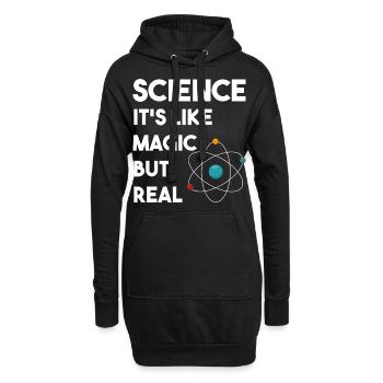 Science Funny Saying Physicist Chemist Gift - Hoodie Dress - black - Front