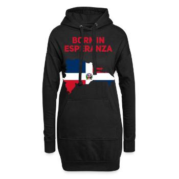 Esperanza Dominikanische Republik - Hoodie-Kleid - Schwarz - Vorne