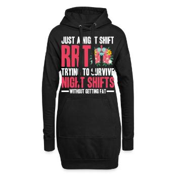 Atemtherapeut Geschenke | Atemtherapeuten Arzt - Hoodie-Kleid - Schwarz - Vorne