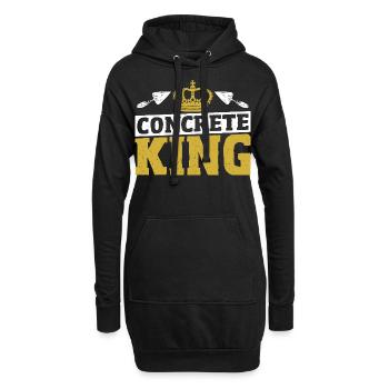 Betonarbeiter Concrete Kings - Hoodie-Kleid - Schwarz - Vorne