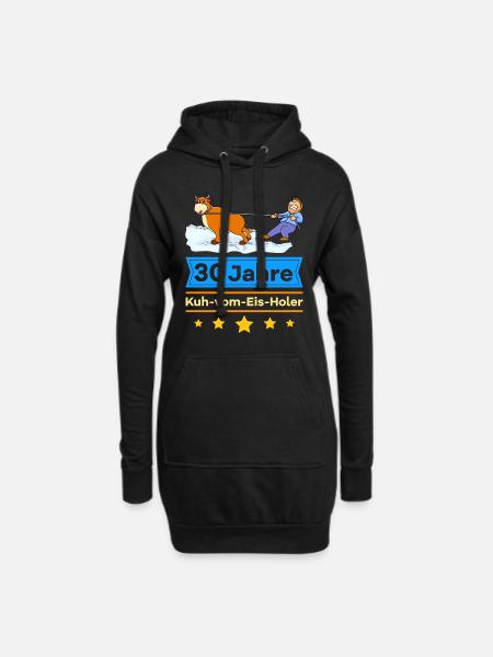 30 Jahre Firmenjubiläum Dienstjubiläum - Hoodie-Kleid - Schwarz