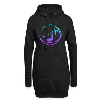 Stand paddle silhouette SUP cadeau paddle - Sweat-shirt à capuche long Femme - noir - Devant
