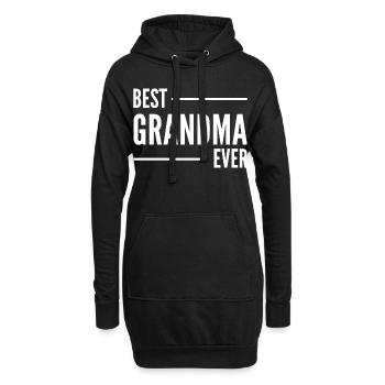 BESTE OMA ALLER ZEITEN. OMA GESCHENK. - Hoodie-Kleid - Schwarz - Vorne