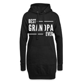 MEILLEUR GRAND-PÈRE DE TOUS LES TEMPS. CADEAU DE GRAND-PÈRE - Sweat-shirt à capuche long Femme - noir - Devant