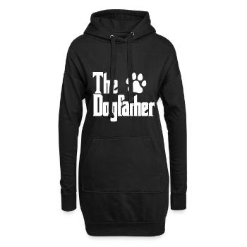 The Dogfather - Hoodie-Kleid - Schwarz - Vorne