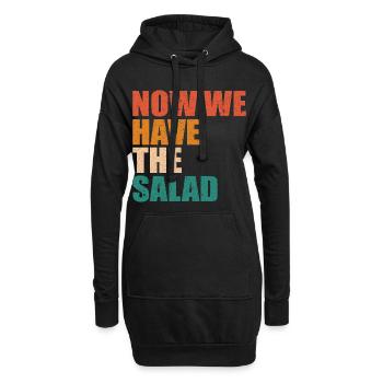 DENGLISH- Now we have the Salad Men's Gifts - Hoodie Dress - black - Front