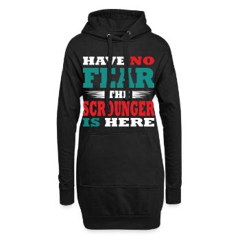 Have no Fear the Schnorrern is here Outfit - Hoodie-Kleid - Schwarz - Vorne