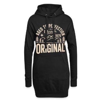 mars 1975 – Légende des sommets et montagnes - Sweat-shirt à capuche long Femme - noir - Devant