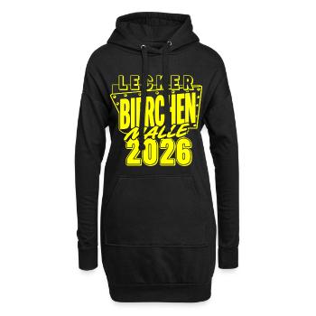 Lecker Bierchen Malle 2026 Nous adorons la bière - Sweat-shirt à capuche long Femme - noir - Devant