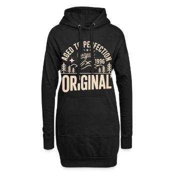 août 1996 – Légende des sommets et montagnes - Sweat-shirt à capuche long Femme - noir - Devant