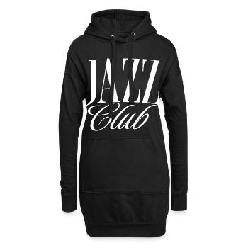 Jazz Club - Sweat-shirt à capuche long Femme - noir - Devant