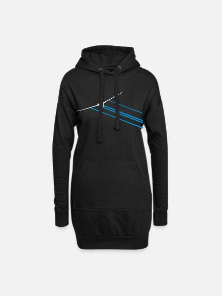 Segelflieger Geschenk Weihnachtsgeschenk T-Shirt - Hoodie-Kleid - Schwarz