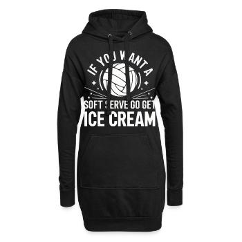 Joueur de volley-ball Joueur de beach-volley S - Sweat-shirt à capuche long Femme - noir - Devant