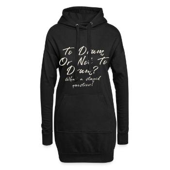 Shakespeare for Drummers - Hoodie-Kleid - Schwarz - Vorne